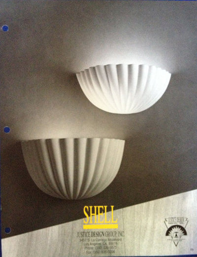 Ceramic Shell - Available from Justice Lighting Group - Lighting fixture design by Trish Odenthal